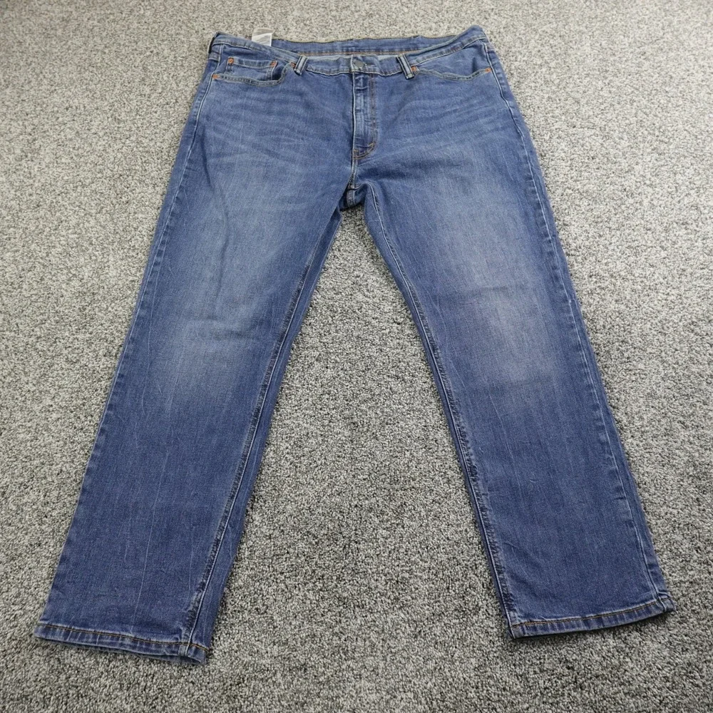 Levis Jeans Mens 40X30 Dark Blue Denim Pants 541 Athletic Taper Flex Stretch Dad